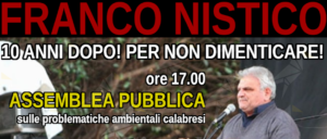 A 10 anni dalla sua morte, al Nuvola Rossa si ricorda la figura di Franco Nisticò item-thumbnail
