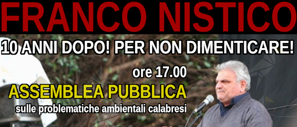 A 10 anni dalla sua morte, al Nuvola Rossa si ricorda la figura di Franco Nisticò