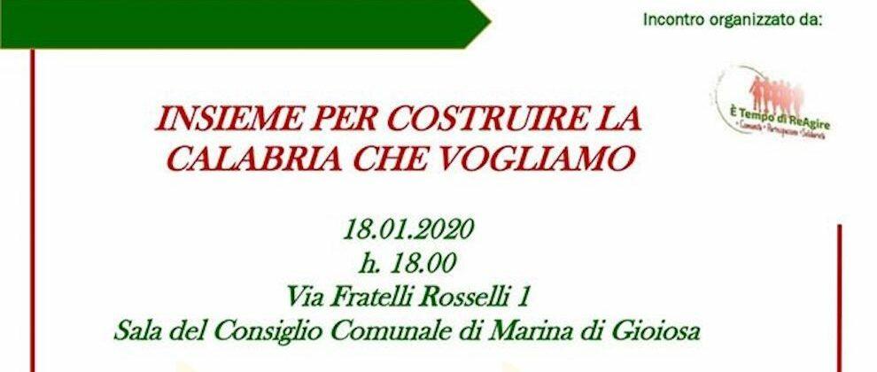 “Insieme per costruire la Calabria che vogliamo”: a Marina di Gioiosa l’incontro con Nicola Irto