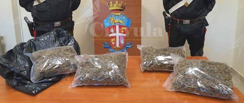 Fermato in auto con oltre 2kg di droga, un arresto a Bovalino