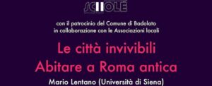 Scholè in trasferta a Badolato per discutere di come si viveva nella Roma antica item-thumbnail