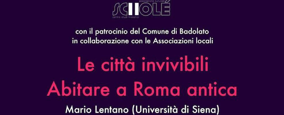 Scholè in trasferta a Badolato per discutere di come si viveva nella Roma antica