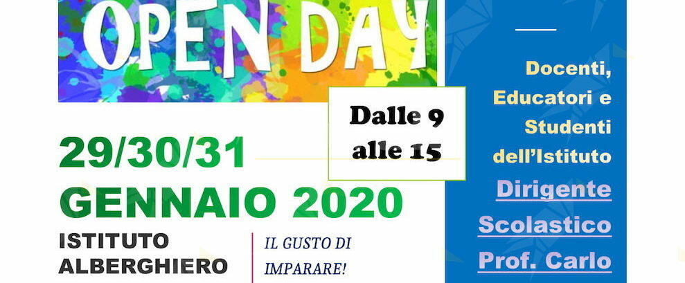 Nuovo Open Day per l’Istituto Alberghiero di Locri