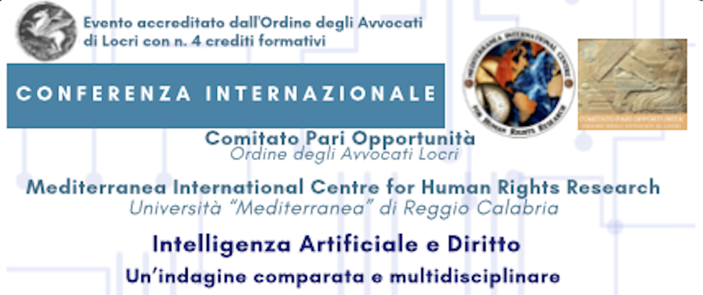 “Intelligenza artificiale e diritto”: a Locri un convegno con studiosi e docenti internazionali