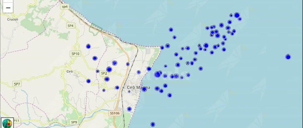 70 scosse di terremoto in pochi giorni. Trema Cirò Marina