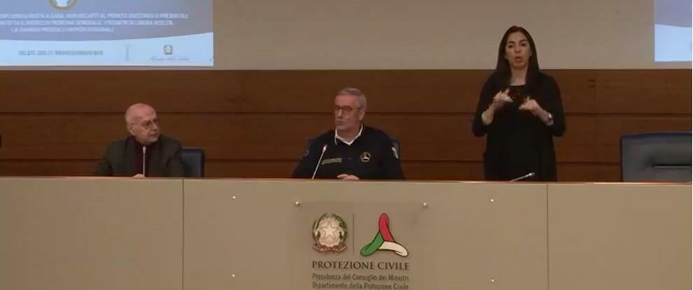 Primo giorno senza conferenza per il bollettino delle 18. Borrelli con la febbre