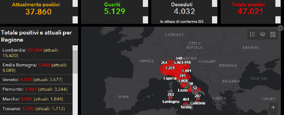 Coronavirus, oltre 4000 morti in Italia