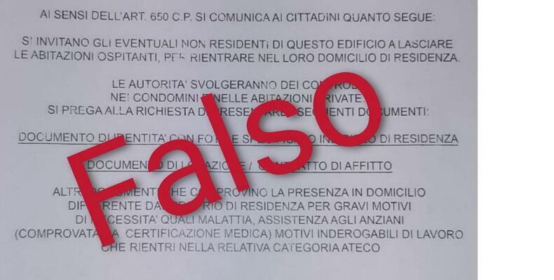 Sicurezza: falso volantino intestato al Ministero dell’Interno. Attenzione alle truffe