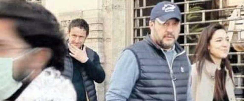 Salvini a spasso con la fidanzata nonostante la pandemia di coronavirus