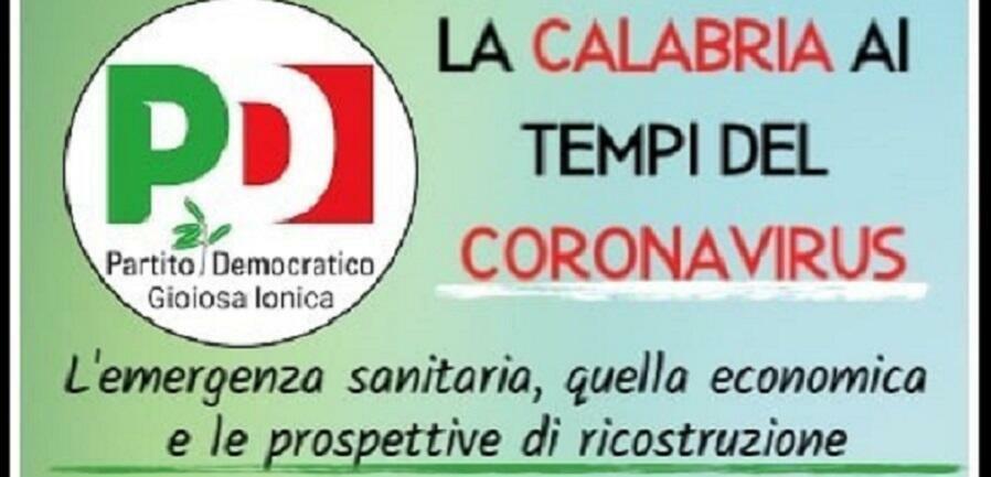 Il Pd di Gioiosa organizza una conferenza online per discutere delle conseguenze del coronavirus