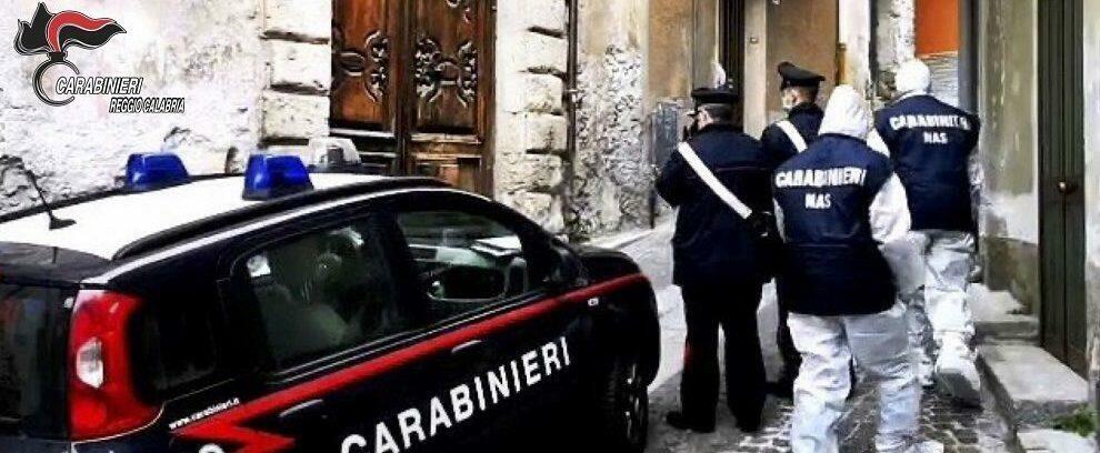 Coronavirus: i carabinieri  controllano alcune case di cura tra Bruzzano, Locri e Mammola