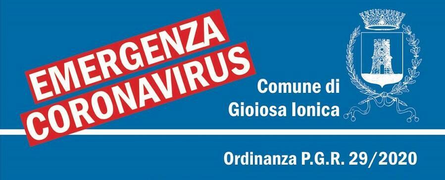 Comune di Gioiosa: “Obbligo di coprire naso e bocca fino al 3 maggio”