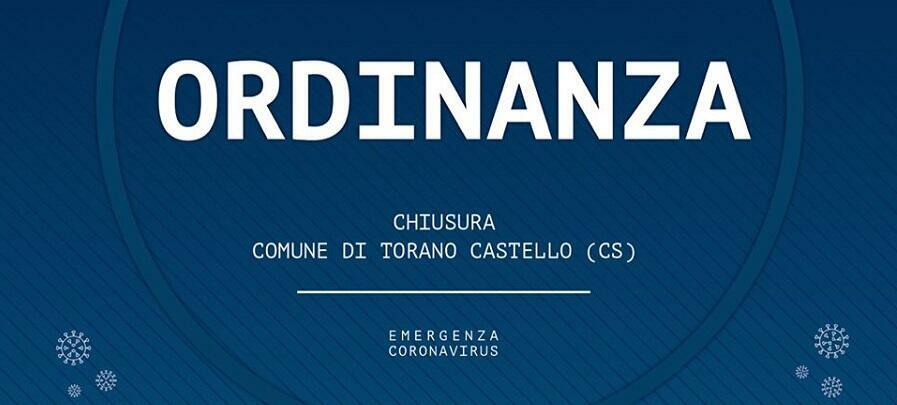 Coronavirus: chiuso il comune di Torano Castello