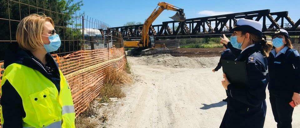 L’Anas riapre i cantieri, sopralluogo dei tecnici al Ponte Allaro
