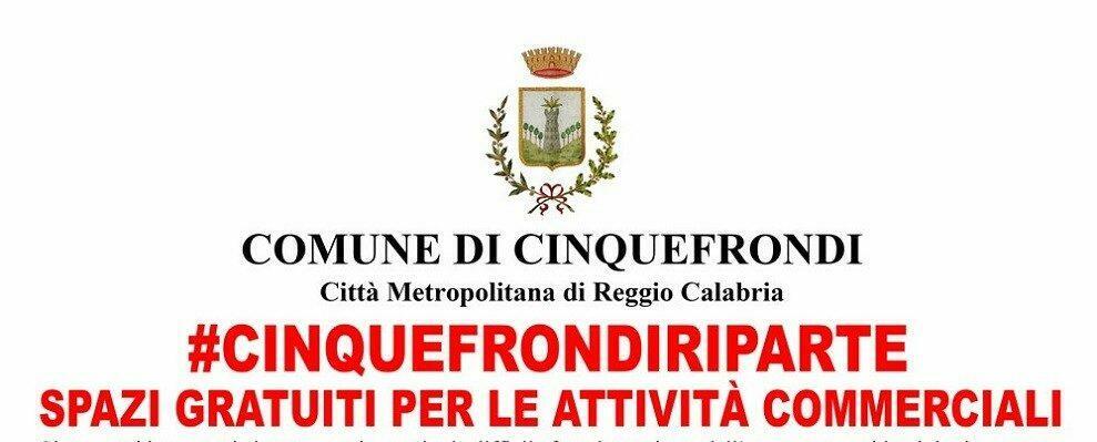 Conia a sostegno dei commercianti di Cinquefrondi: suolo pubblico gratuito contro la crisi del coronavirus