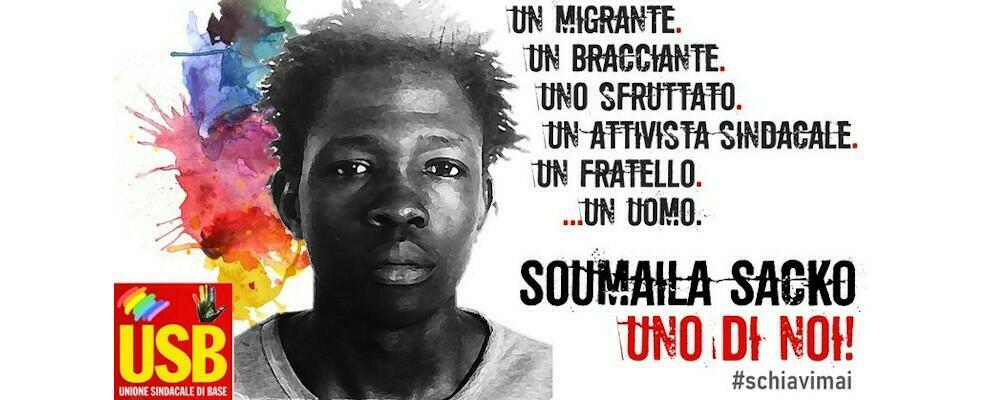 Due anni fa l’omicidio di Soumaila Sacko: martedì 2 giugno la commemorazione USB a San Calogero