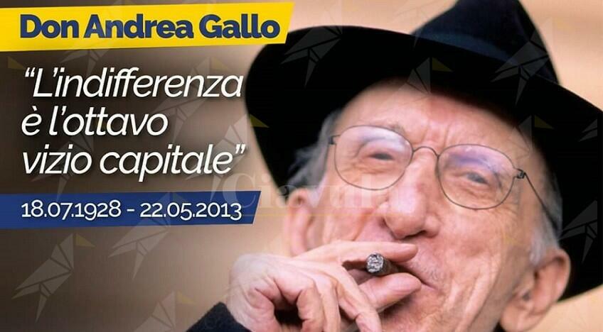 Sette anni senza Don Gallo, prete partigiano