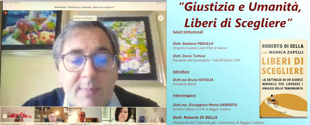 Ipsia Siderno: prosegue online il progetto “Giustizia e Umanità, Liberi di Scegliere”