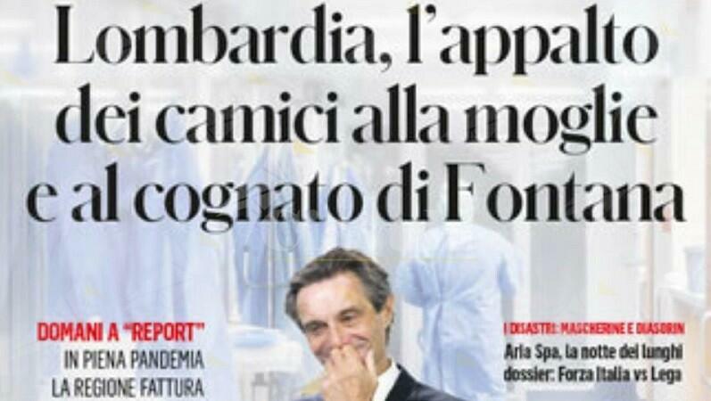 Mezzo milione di euro al cognato e alla moglie di Fontana. L’indecenza della destra italiana