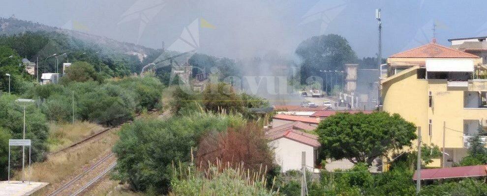 Ancora un incendio a Caulonia marina