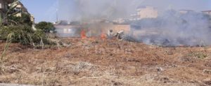 Incendio a Caulonia marina nei pressi della ferrovia. Interviene la Protezione civile item-thumbnail