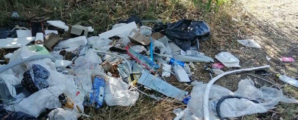 Il sindaco di Locri: “Complimenti all’incivile che ha abbandonato i rifiuti nei pressi della pineta”