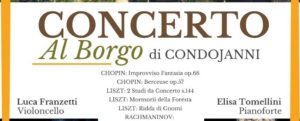 Serata d’arte a Sant’Ilario dello Jonio: lunedì a Condojanni il “Concerto al borgo” item-thumbnail