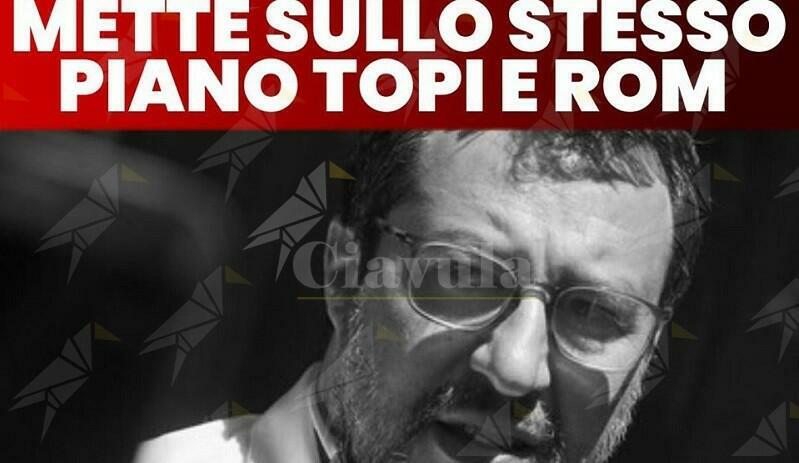 Deputati PD: “Salvini mette sullo stesso piano i topi e i rom”