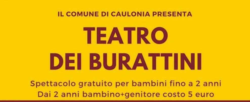 Caulonia, oggi e domani il teatro dei burattini