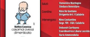 Domani a Benestare la presentazione del libro di Matteo Cosenza item-thumbnail