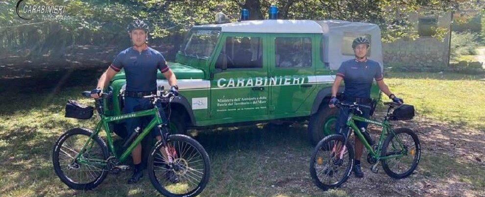 Carabinieri in bici, a ferragosto controlli nel Parco Nazionale d’Aspromonte