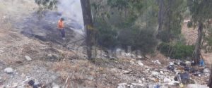 Incendio nei pressi del cimitero di Caulonia superiore item-thumbnail