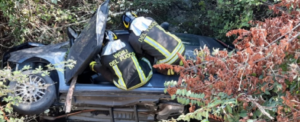 Stignano, auto finisce in una scarpata. Intervengono i vigili del fuoco item-thumbnail
