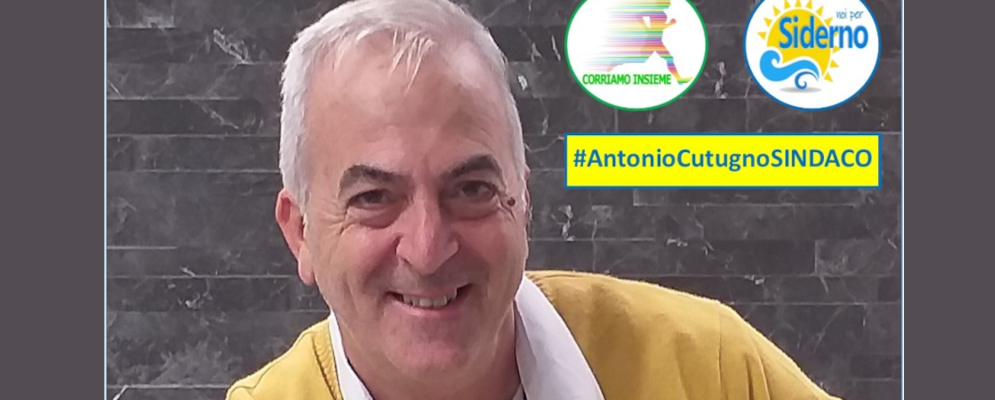 Antonio Cutugno si candida a Sindaco con le liste “Noi per Siderno” e “Corriamo Insieme”
