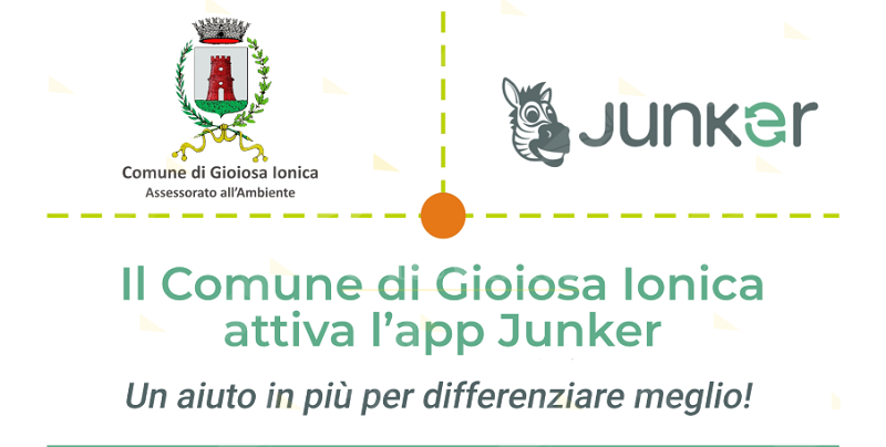 Attiva anche a Gioiosa Ionica l’app Junker per aiutare i cittadini nella raccolta differenziata