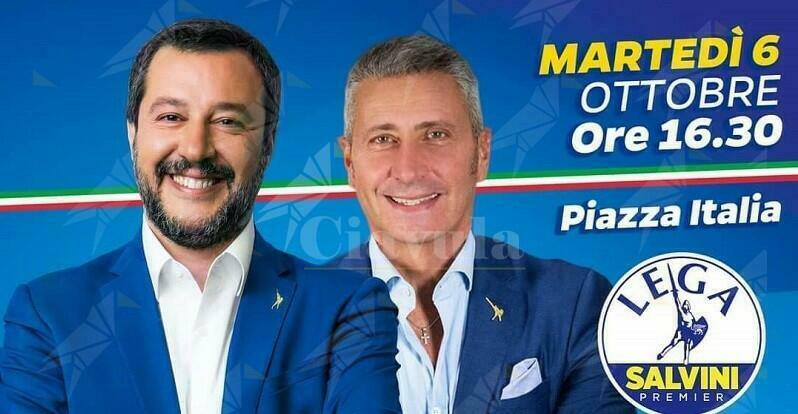 Taurianova sceglie il partito del Nord e oggi arriva Salvini