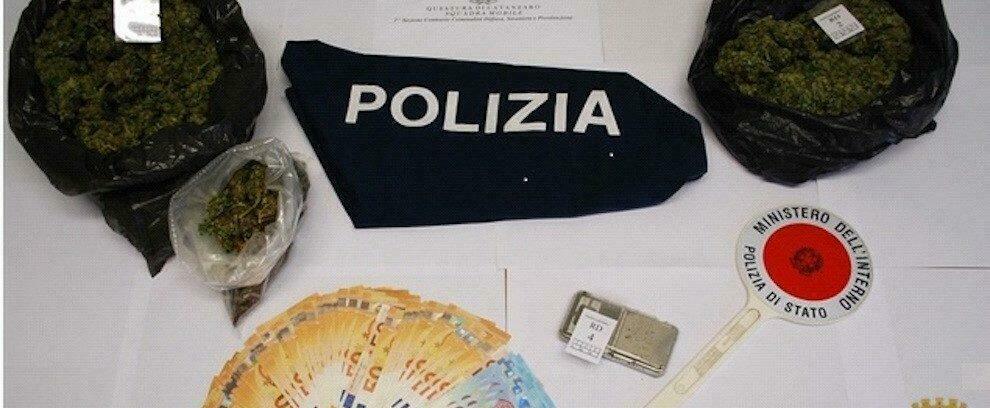 Individuato un piccolo supermercato della droga in Calabria, una persona arrestata
