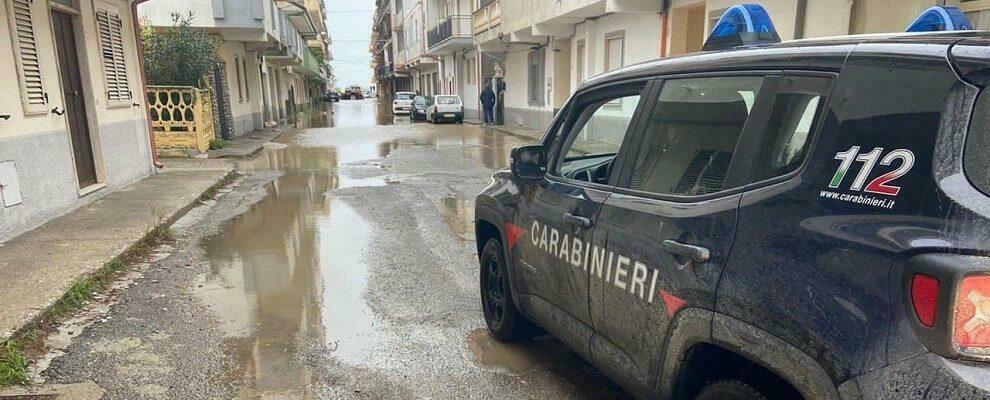 Alluvione Crotone, prosegue il lavoro dei carabinieri