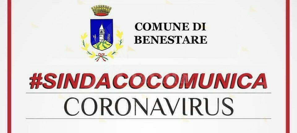 Coronavirus, salgono ad 8 i positivi a Benestare