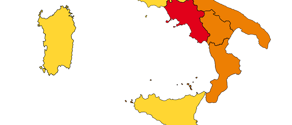 Da domani la Calabria diventa zona arancione: cosa cambia