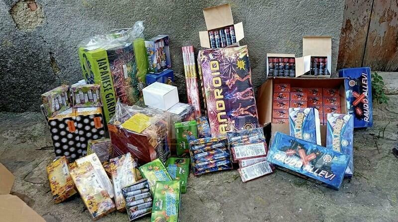 Sequestrati in Calabria 60 kg di fuochi artificiali illegali