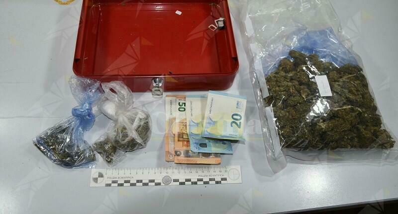 Trovato in possesso di 230 grammi di marijuana, arrestato
