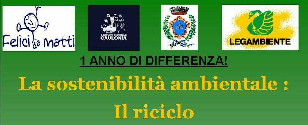 Caulonia: domani in diretta Facebook si discuterà di sensibilità ambientale e riciclo