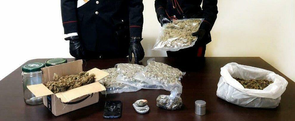 Beccato con oltre 1,5kg di marijuana nascosta dietro le tende da campeggio, ai domiciliari un cittanovese