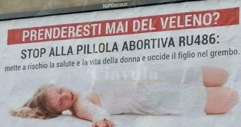 Anche a Reggio Calabria la vergognosa campagna contro le donne e l’aborto