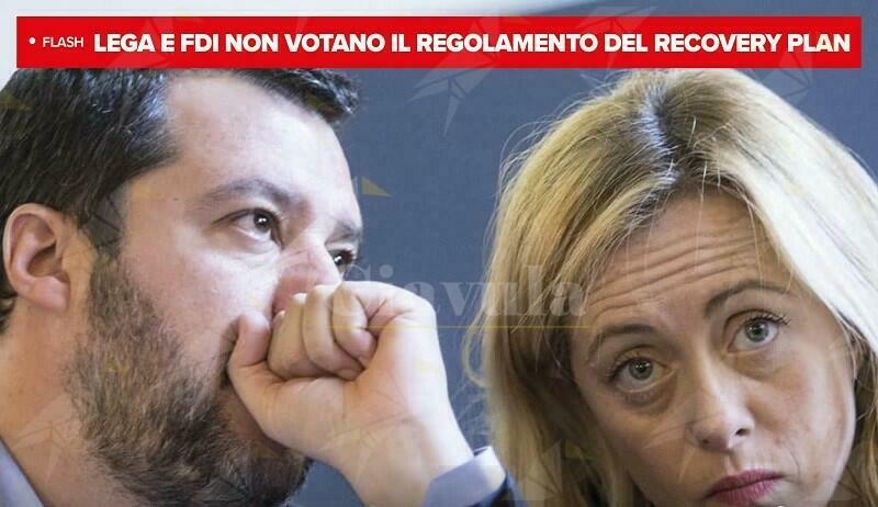 Ancora una volta Salvini e Meloni voltano le spalle all’Italia