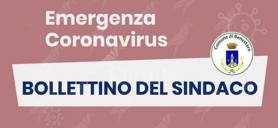 A Benestare sono 31 le persone attualmente positive al coronavirus