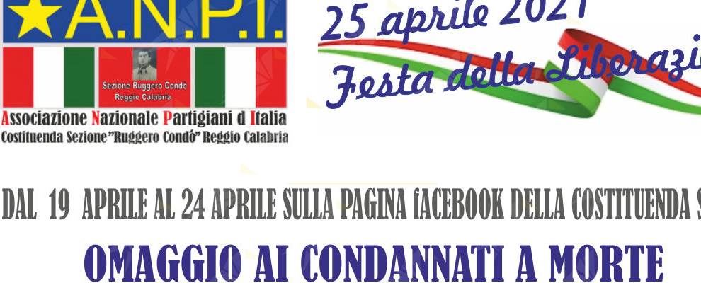 Lettura di missive di condannati a morte antifascisti. Sarà questa la prima iniziativa dell’ANPI per il 25 aprile