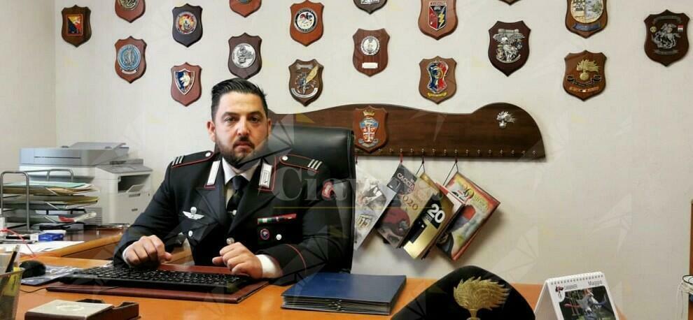 Il maresciallo capo Davide Lombardo lascia il comando della stazione dei carabinieri di Bagnara Calabra