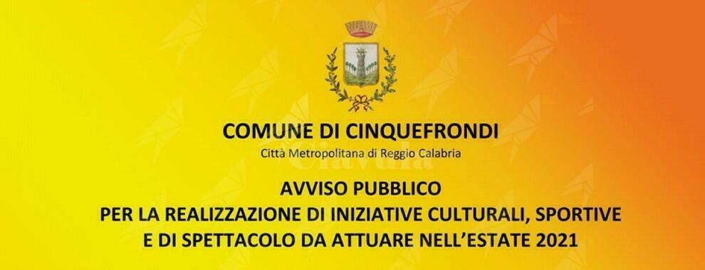 Estate a Cinquefrondi, pubblicato avviso